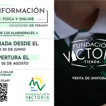 TIENDA FUNDACIÓN VICTORIA,  FÍSICA Y ONLINE. VACACIONES DE VERANO.